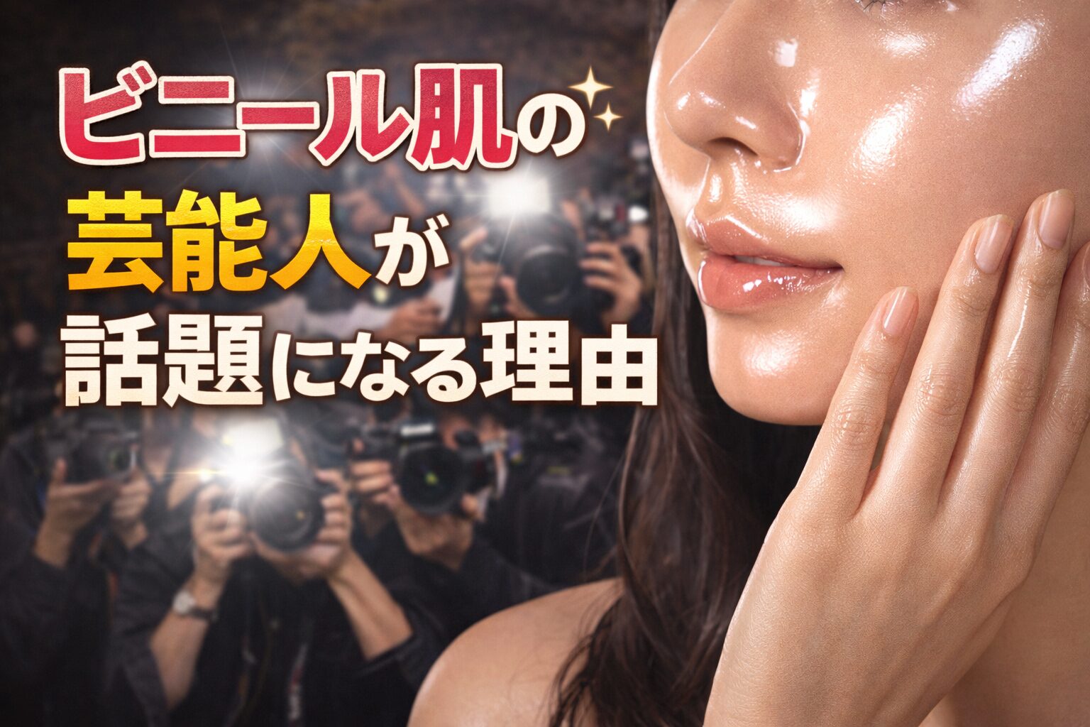 ビニール肌の芸能人